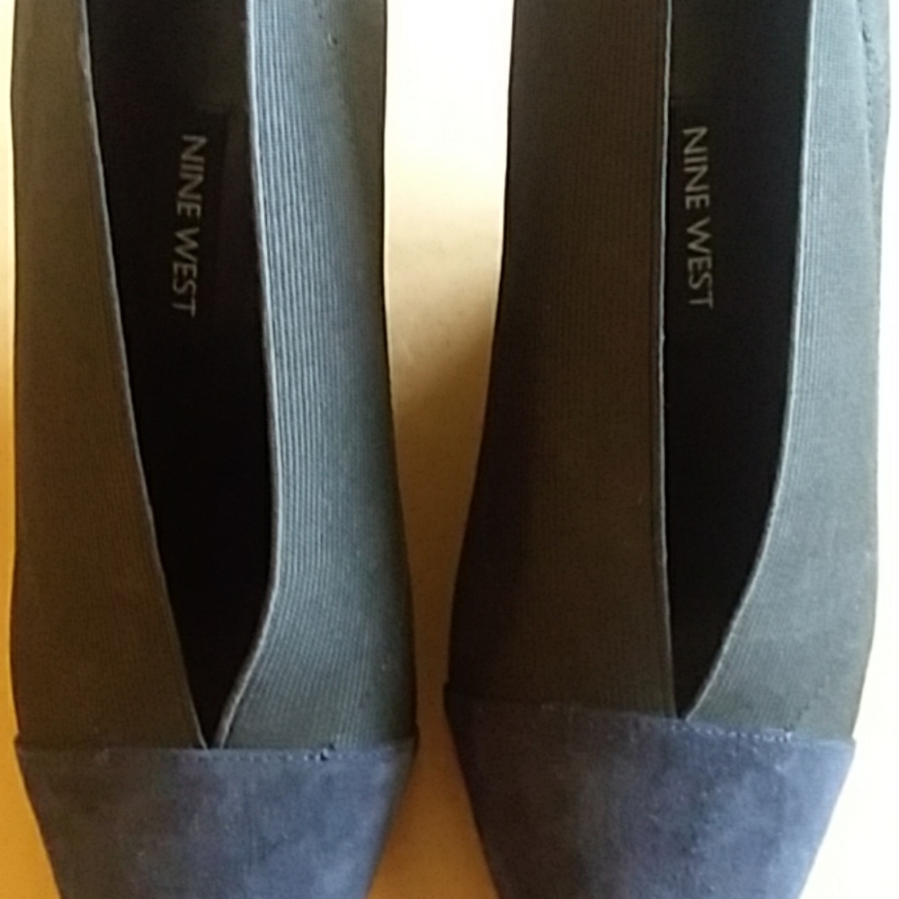 🔥SEXY DEAL🔥Nine West 2-tone suede pumps - Picture 3 of 8